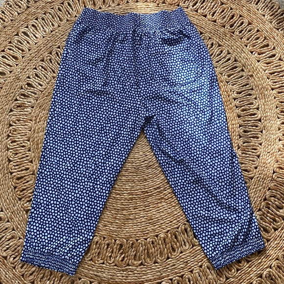 GAP Fit | blue ikat workout joggers with pockets | size M - Picture 5 of 5